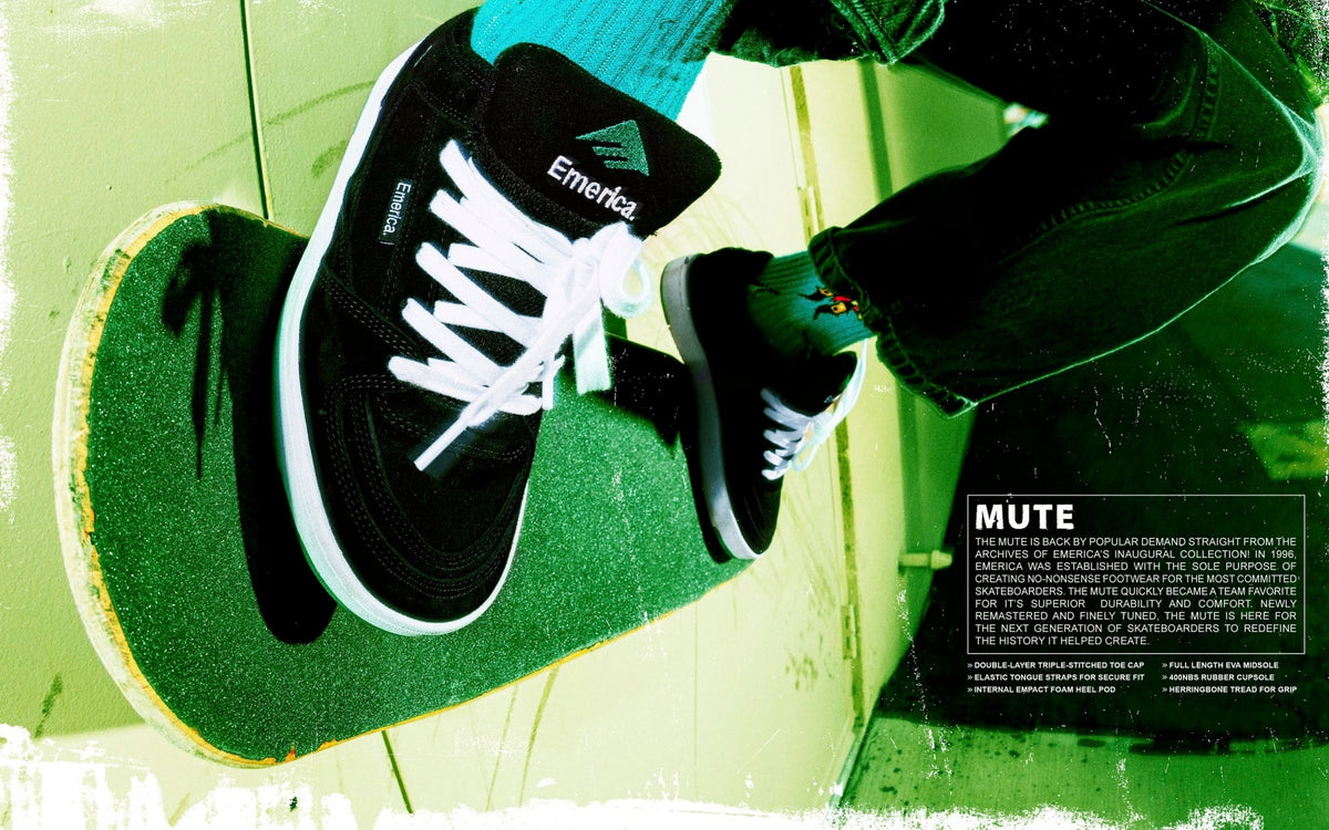 Emerica Mute Black Shoes