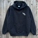 Long Beach Skate Co LBS Long Side Standard Jet Black Hoodie