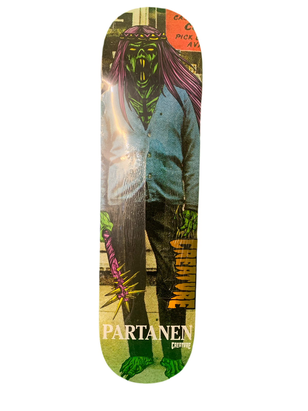 Creature Al Partanen Creeps Powerply 8" Classic Skateboard Deck