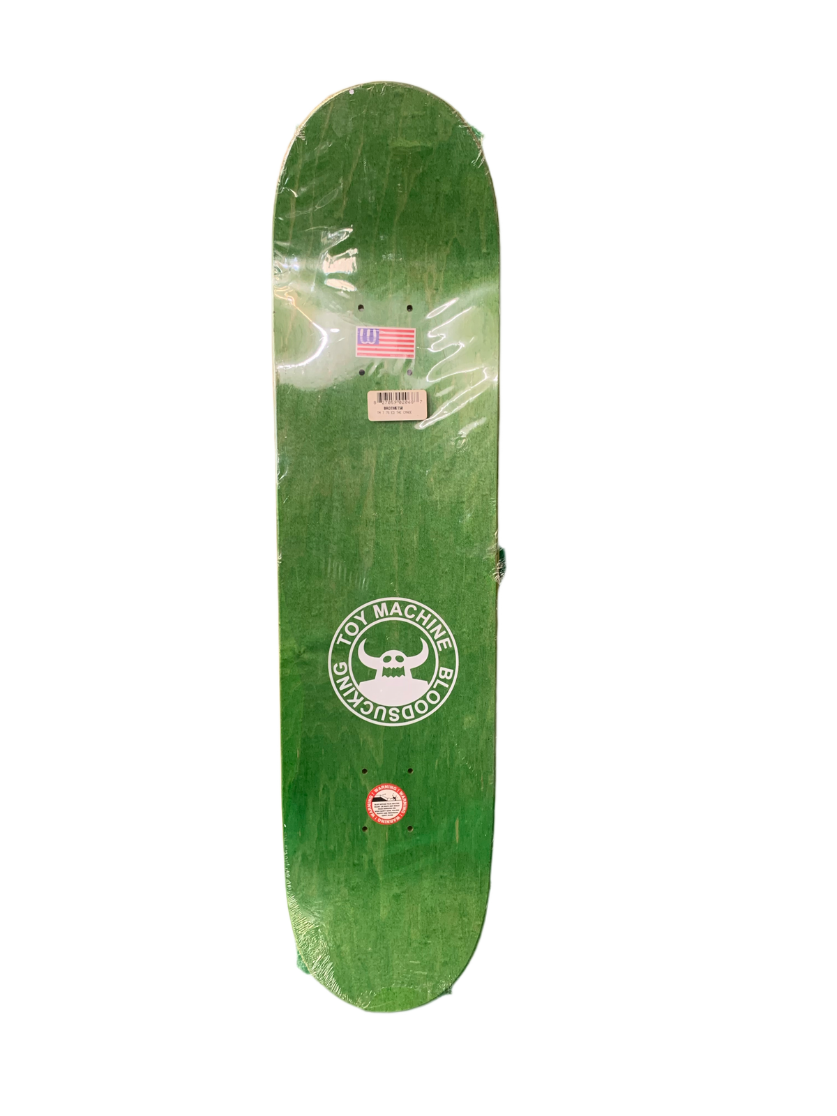 Toy Machine Ed Templeton The Canoe 7.75" Classic Skateboard Deck