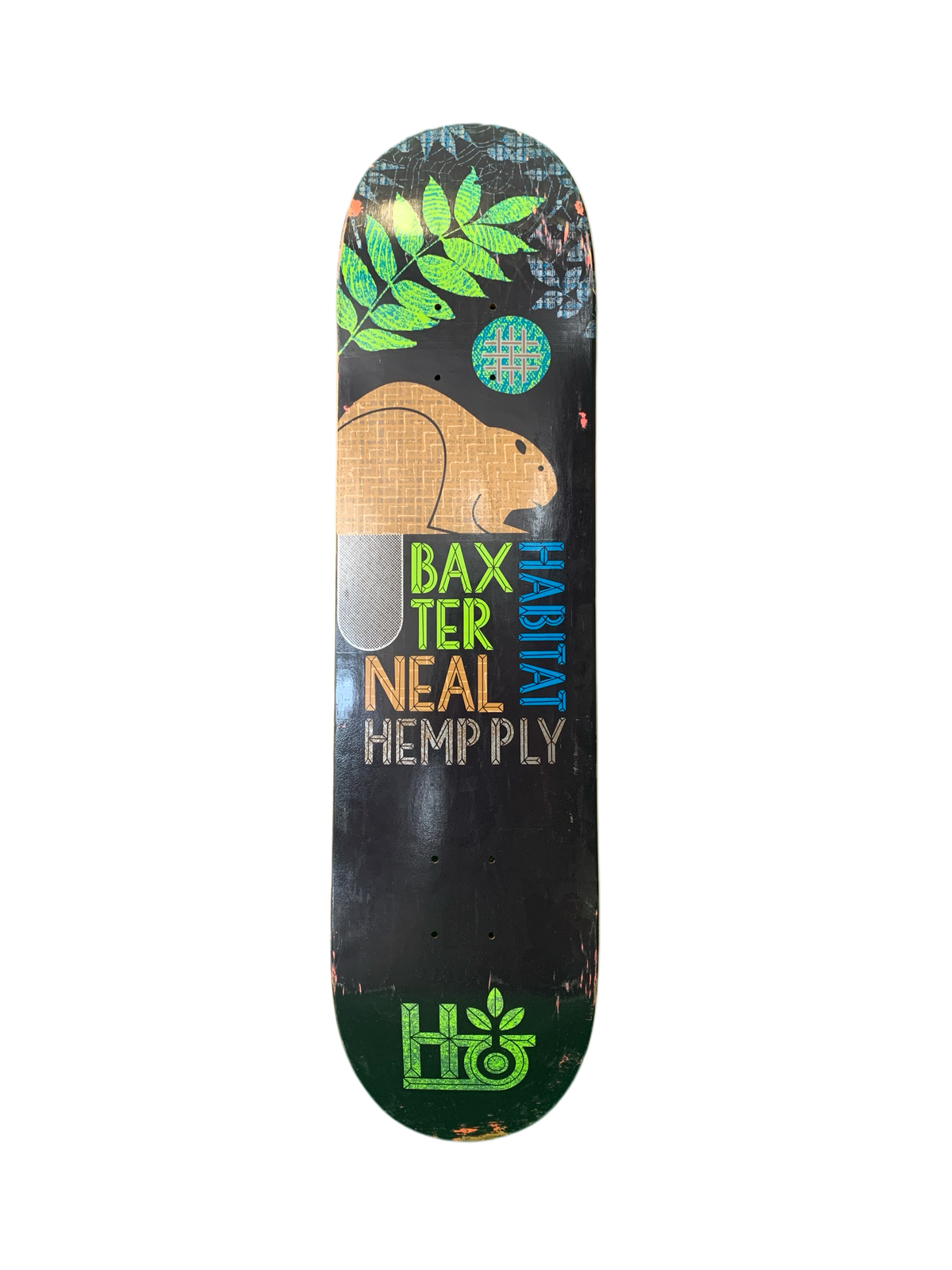 Habitat Silas Baxter-Neal Beaver Hemp-Ply 7.9" Classic Skateboard Deck