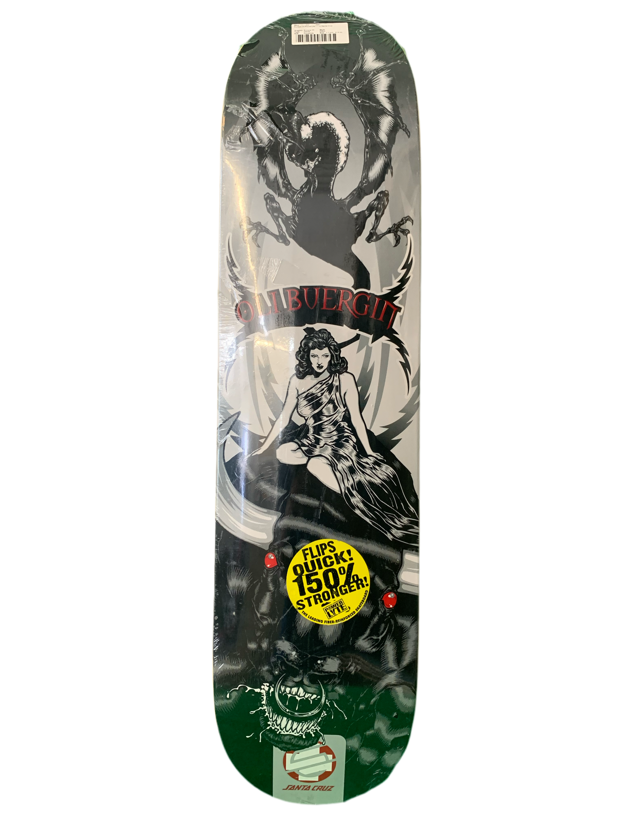 Santa Cruz Oli Bvergvin Europa Powerlyte 7.7" Classic Skateboard Deck