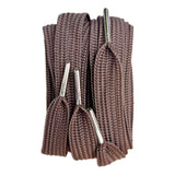Fat Laces 130cm x 2cm 5 to 7 Eyelets Wide Pair Metal Tip Shoe Lace