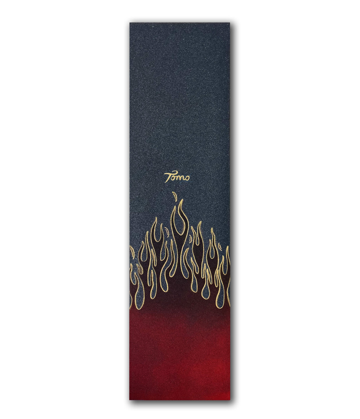Tomo Flame - Red (Tail) Graphic Griptape