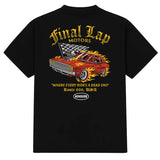 No Hours Final Lap Limo Black S/s Shirt