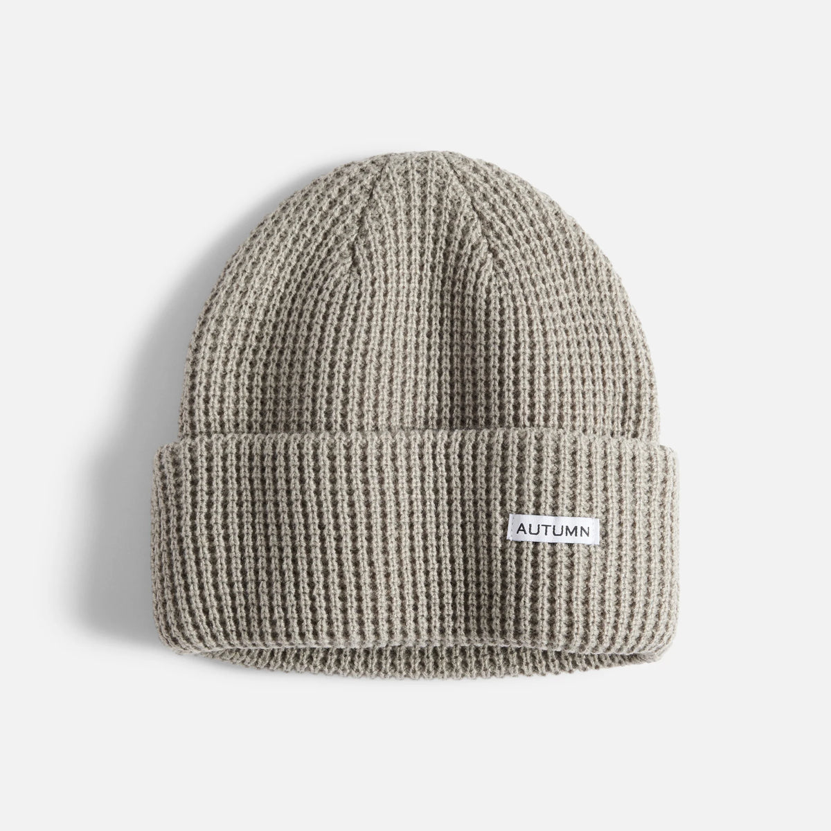 Autumn Waffle Stone Beanie