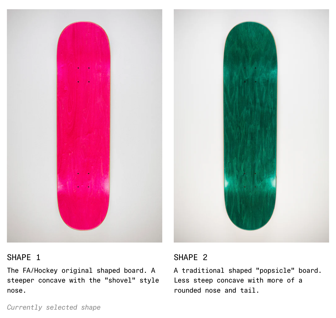 Hockey Nick Michel Debut Shape 1 Full Shape Skateboard Deck