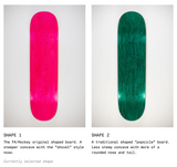 Hockey Nik Stain Priest's Leap Full Shape 8.5" Skateboard Deck