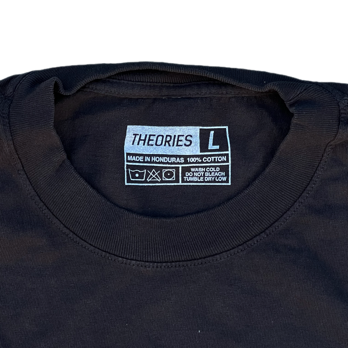 Theories Mixtape Garment Dyed True Black S/s Shirt