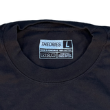 Theories Mixtape Garment Dyed True Black S/s Shirt