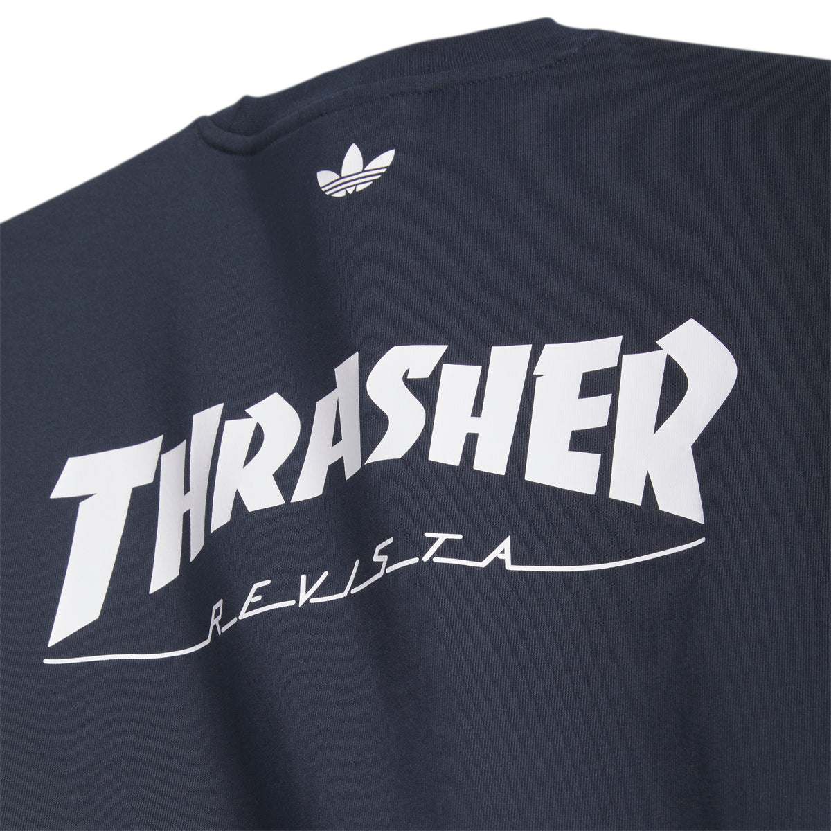Adidas Skateboarding x Thrasher x AFA Night Navy S/s Shirt