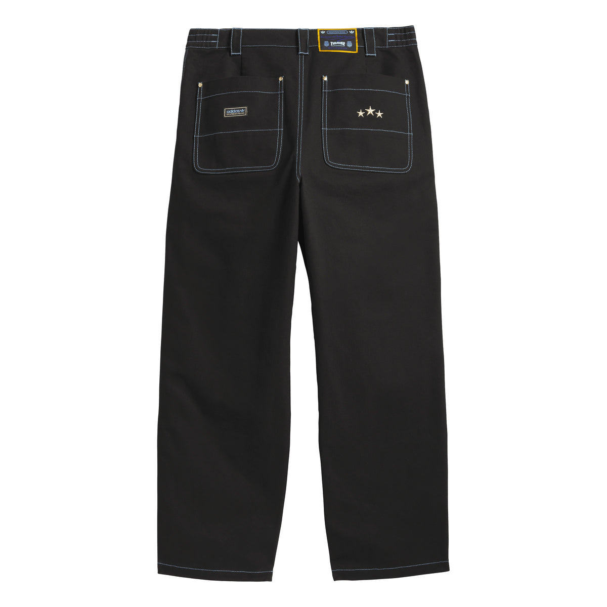 Adidas Skateboarding x Thrasher x AFA Black Chino Pants