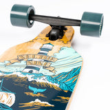 Sector Nine Mini Lookout Voyage 37.5" x 9.25" Longboard Complete Skateboard