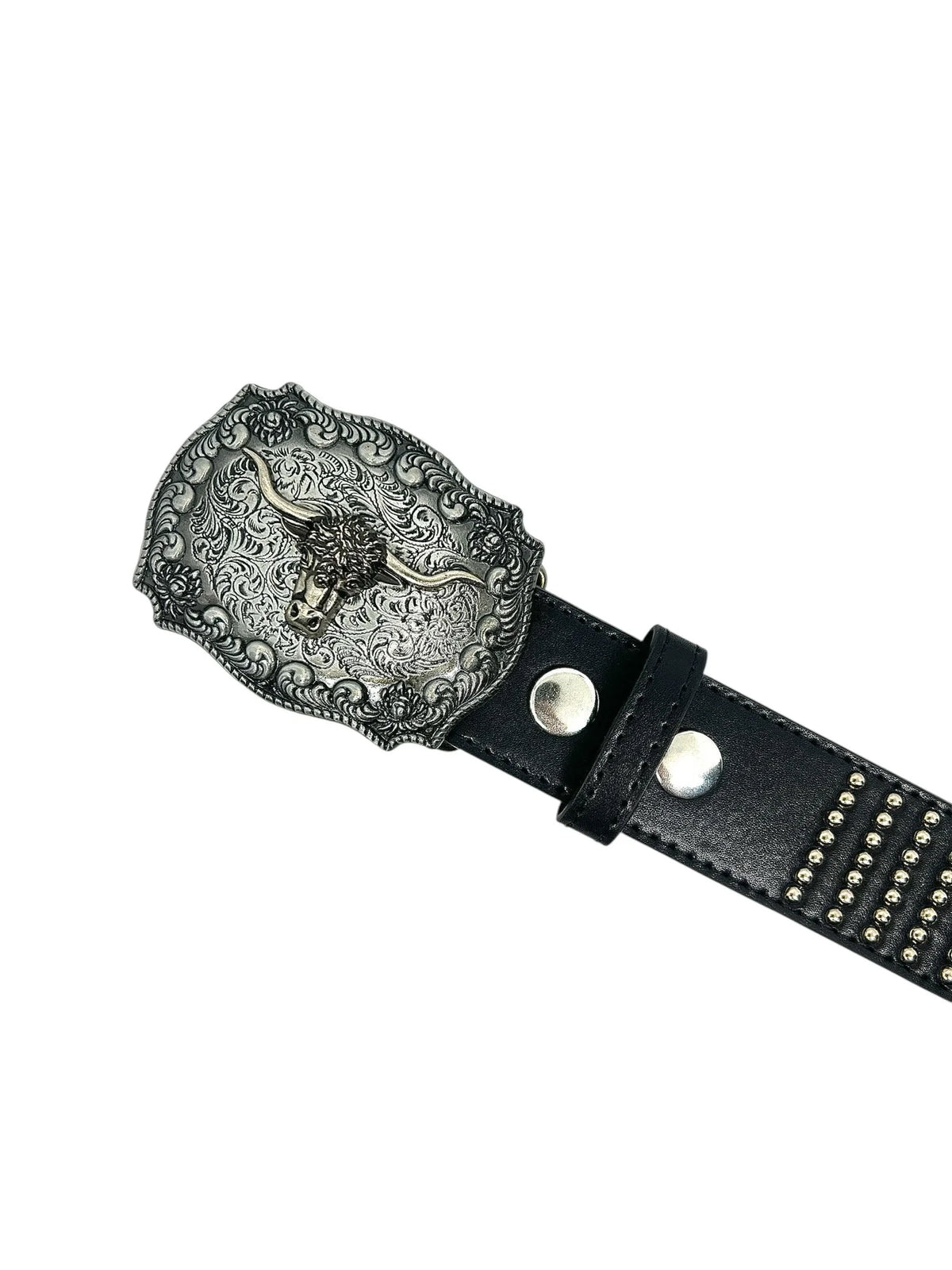 Loosey Interchangable Black Buckle Belt