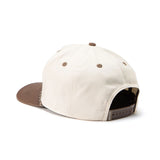 Seager Branded Cream Brown Snapback Hat