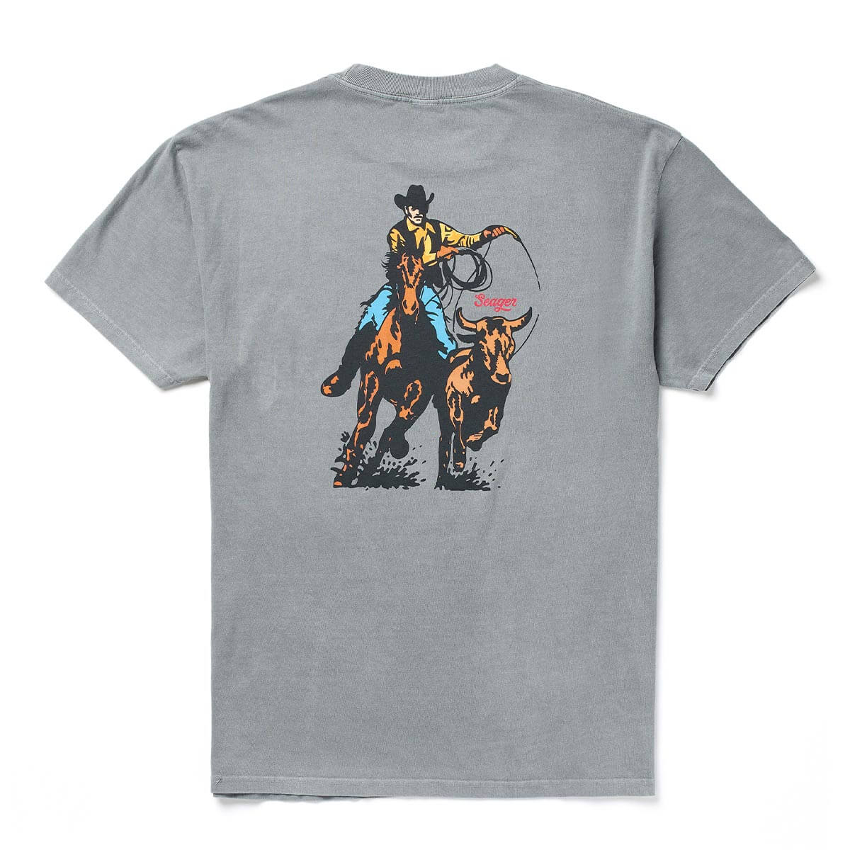 Seager Premium Rodeo Series Pigment Grey S/s Shirt