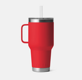 Yeti Rambler 35 oz Straw Mug Rescue Red