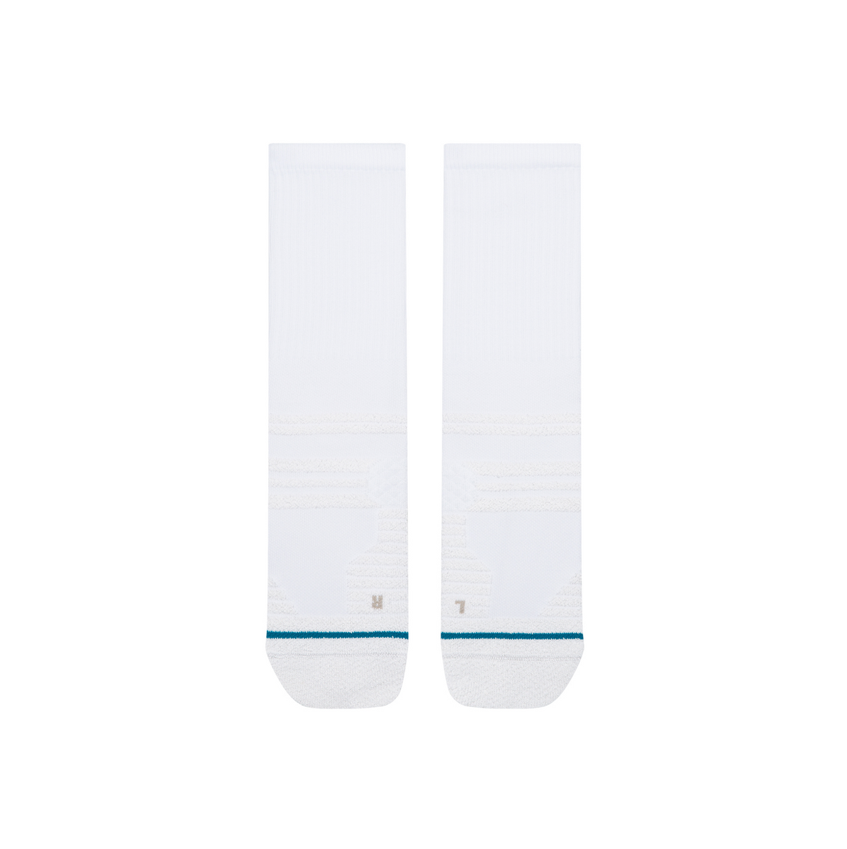 Stance Fusion Grip White Socks