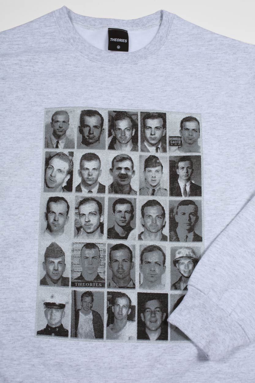 Theories Patsy Ash Grey Crewneck Sweatshirt