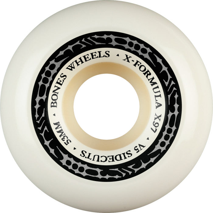 Bones X-Formula 53mm V5 Sidecuts 97A Skateboard Wheels