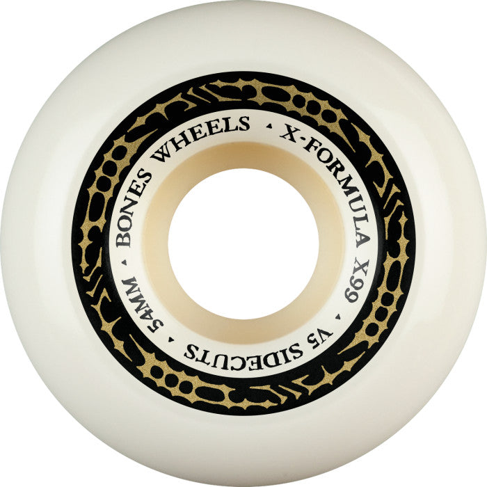 Bones X-Formula 54mm V5 Sidecuts 99A Skateboard Wheels