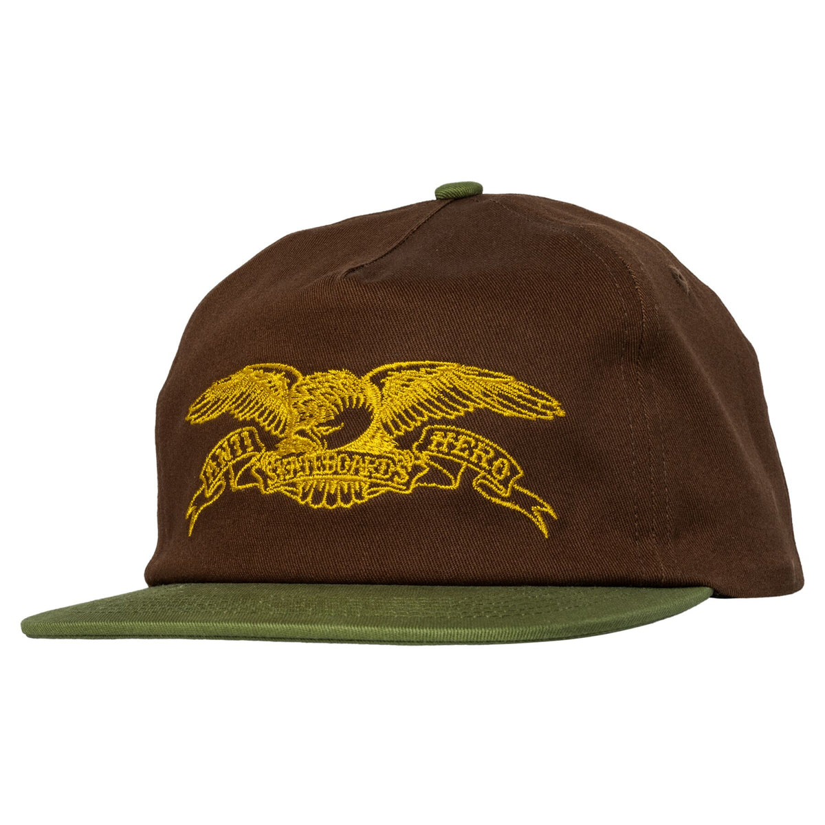 Anti-Hero Basic Eagle Brown/Gold Snapback Hat