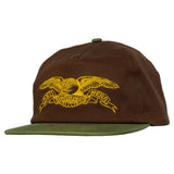Anti-Hero Basic Eagle Brown/Gold Snapback Hat