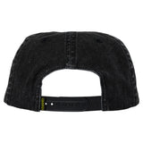 Krooked Eyes Washed Black Snapback Hat