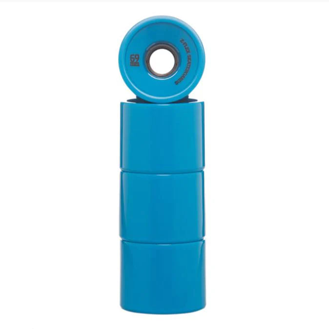 Z-Flex V2 Solid Blue 69mm 83a Cruiser Skateboard Wheels