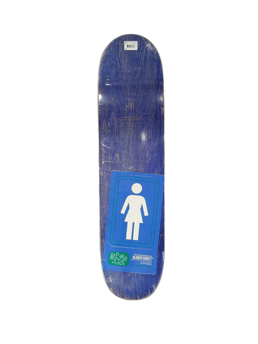 Girl Rick Howard Tail Block Blue Woodgrain Teal Green Size 8.5 X 31.875 Shape G033 Vintage NOS Deck