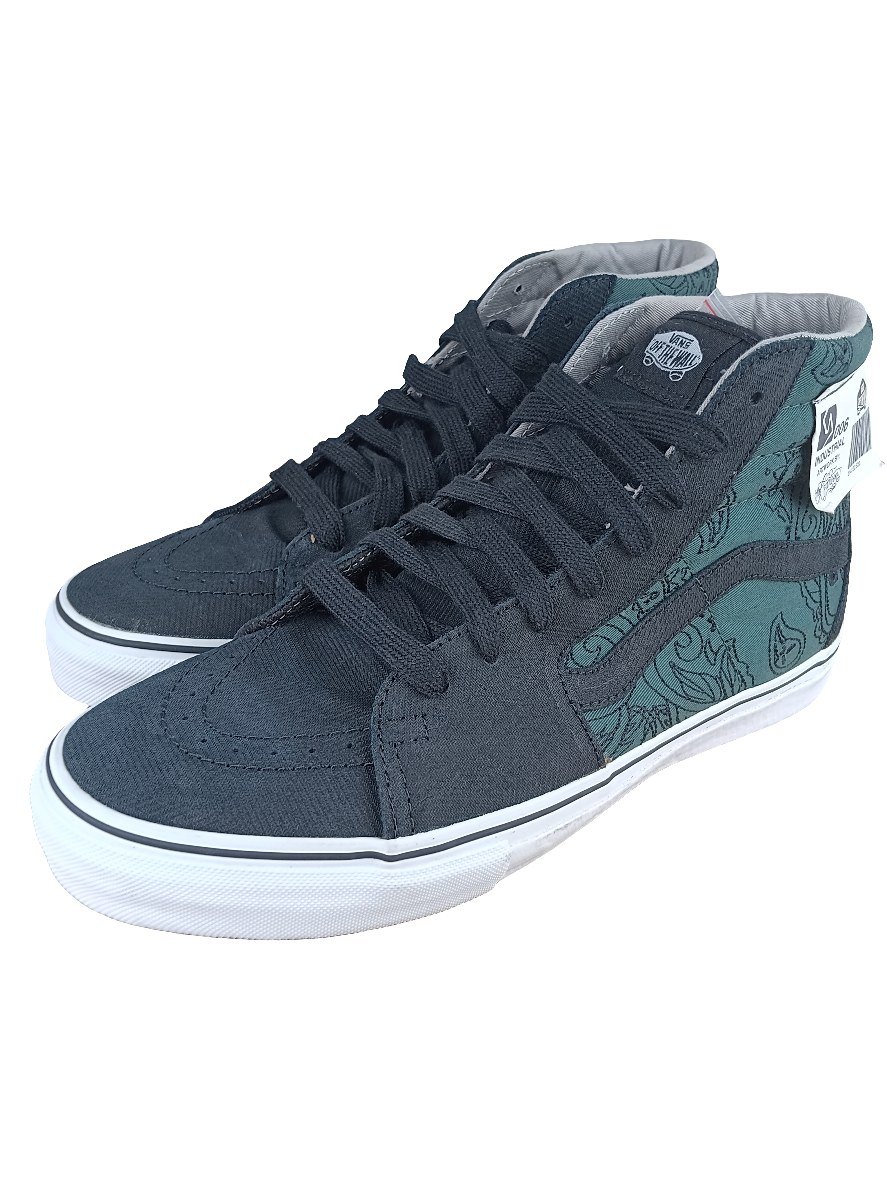 Vans Sk8Hi S Mr. Cartoon Industrial/Black/Green U.S. Mens Size 9 Shoe