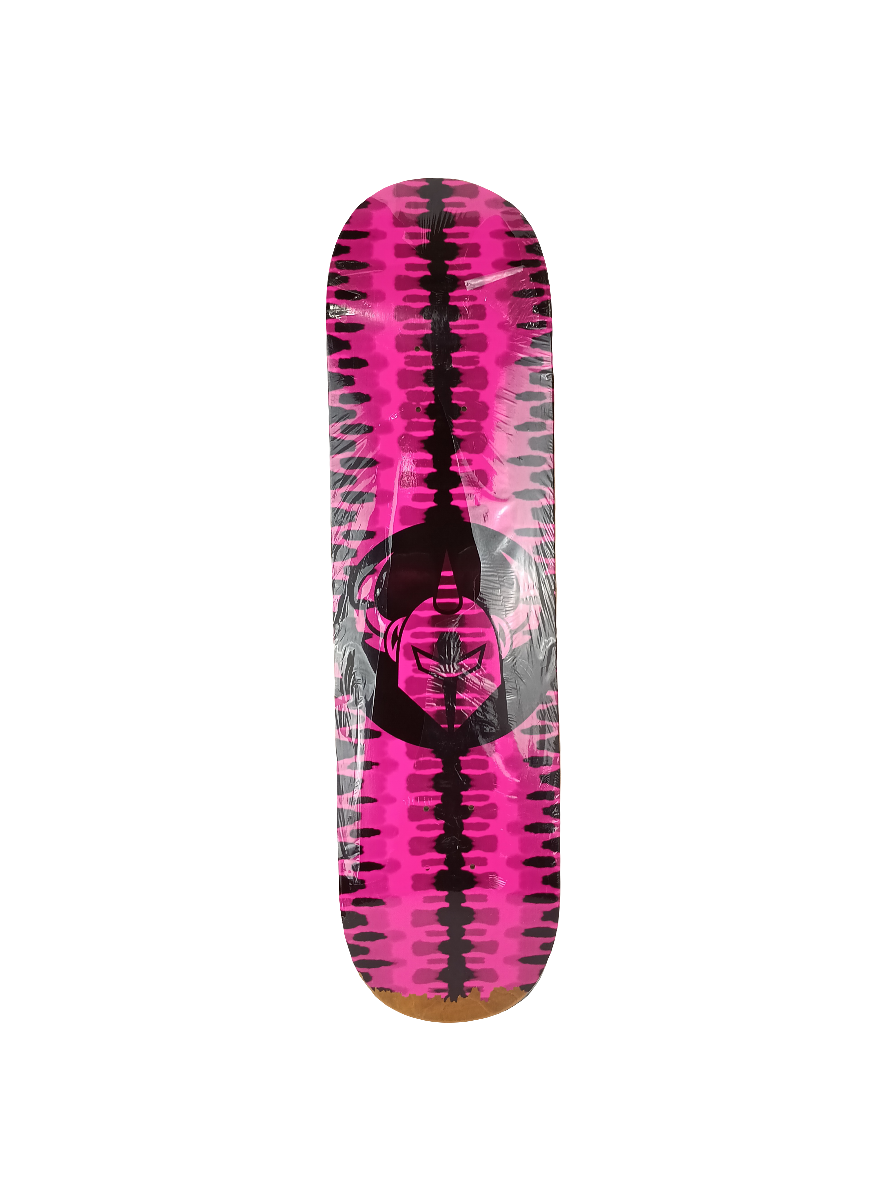 Darkstar Team Logo Graphic Black Pink Size 8.25 Skateboard Deck