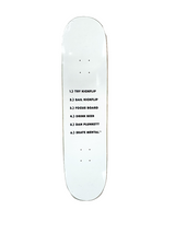 Skate Mental Dan Plunkett Focus Board Black White Tan Size 8.3 Vintage NOS Deck