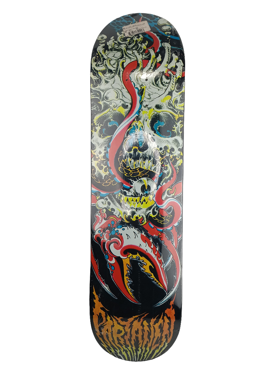 Creature Partanen Metal Powerply Black Multi Color Size 8 Skateboard Deck