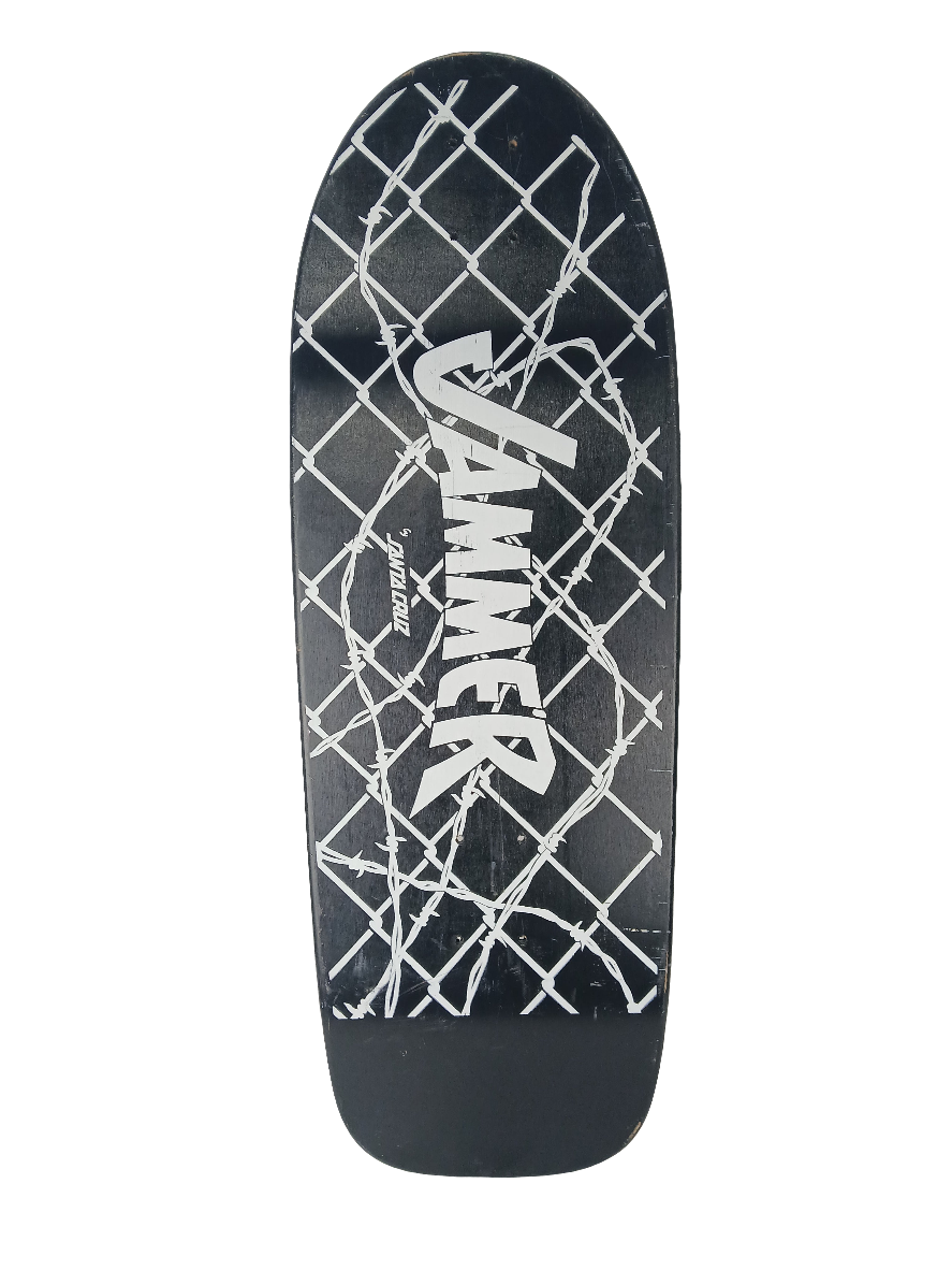Santa Cruz Jammer Black White 10 x 30" Vintage NOS Deck