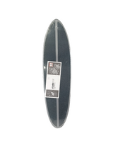 Surf One Skate OG Logo Red/White/Silver 9" Shaped Skateboard Deck
