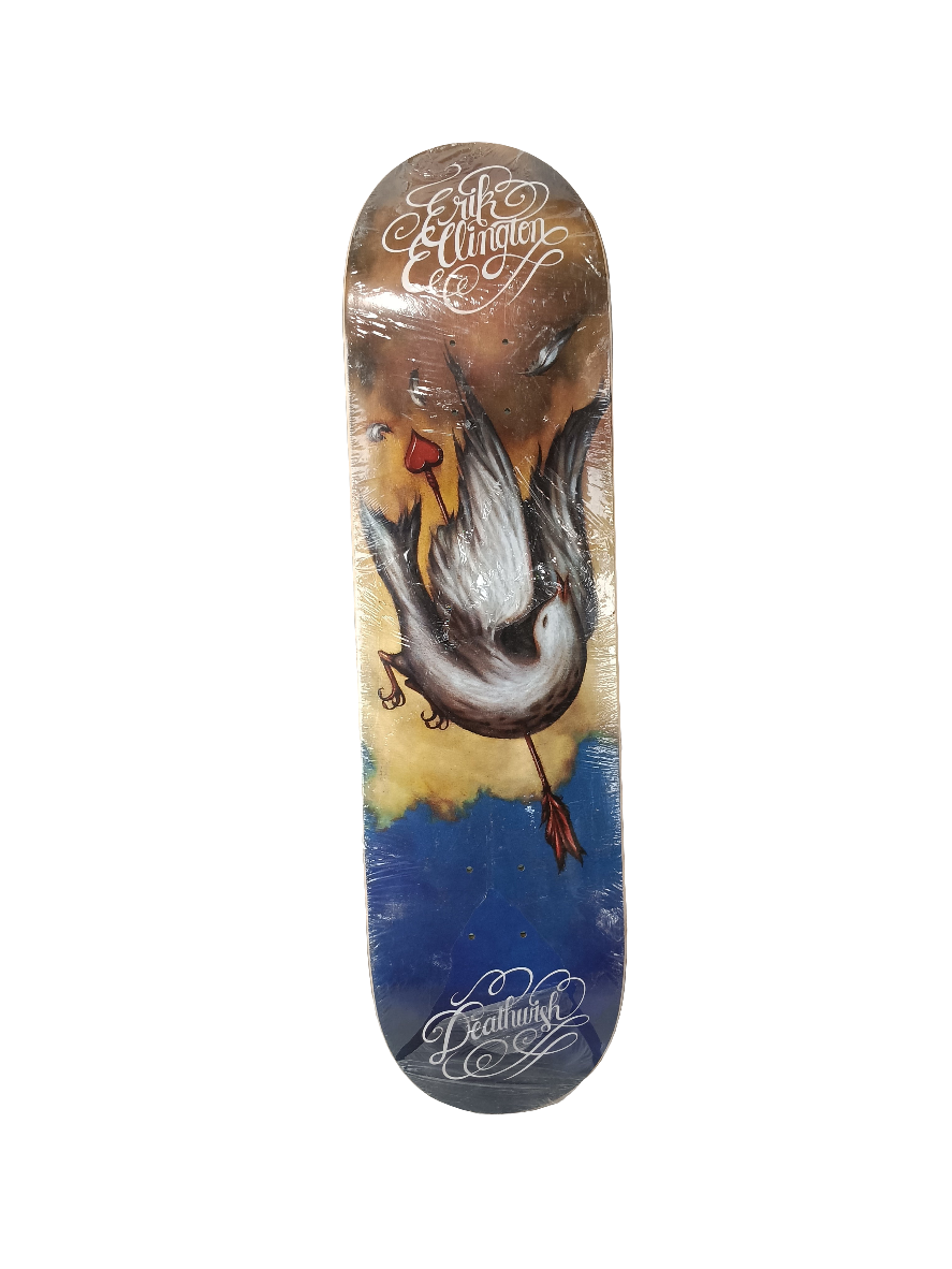 Deathwish Erik Ellington Dove Arrow Blue/Yellow 8.400 Skateboard Deck