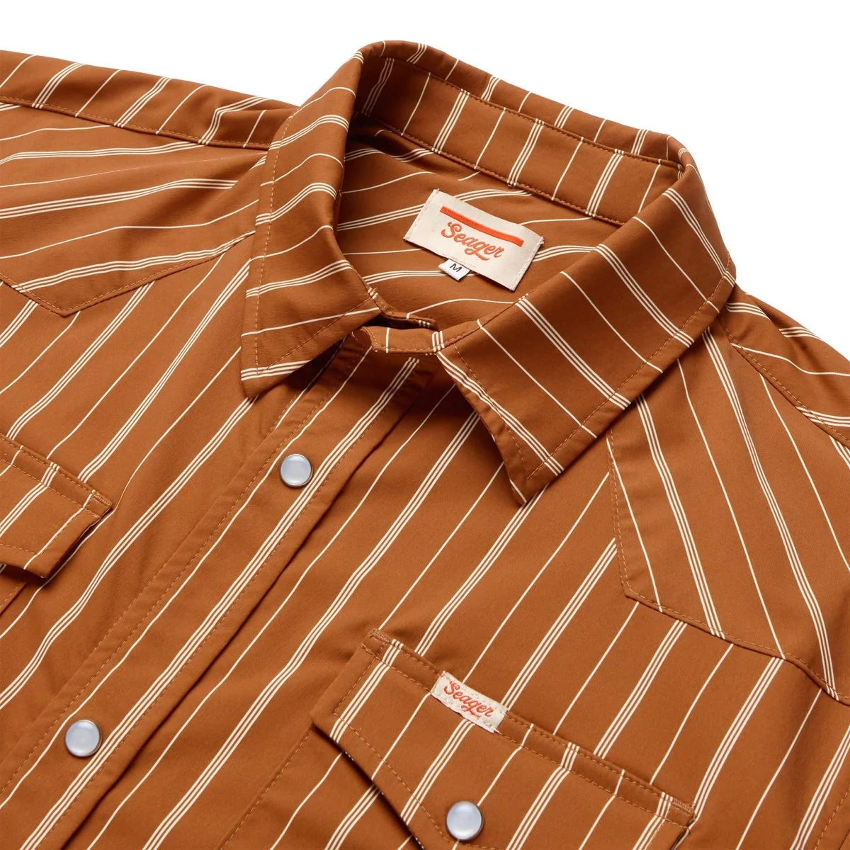 Seager El Ranchero Desert Rust Button Up S/s Shirt