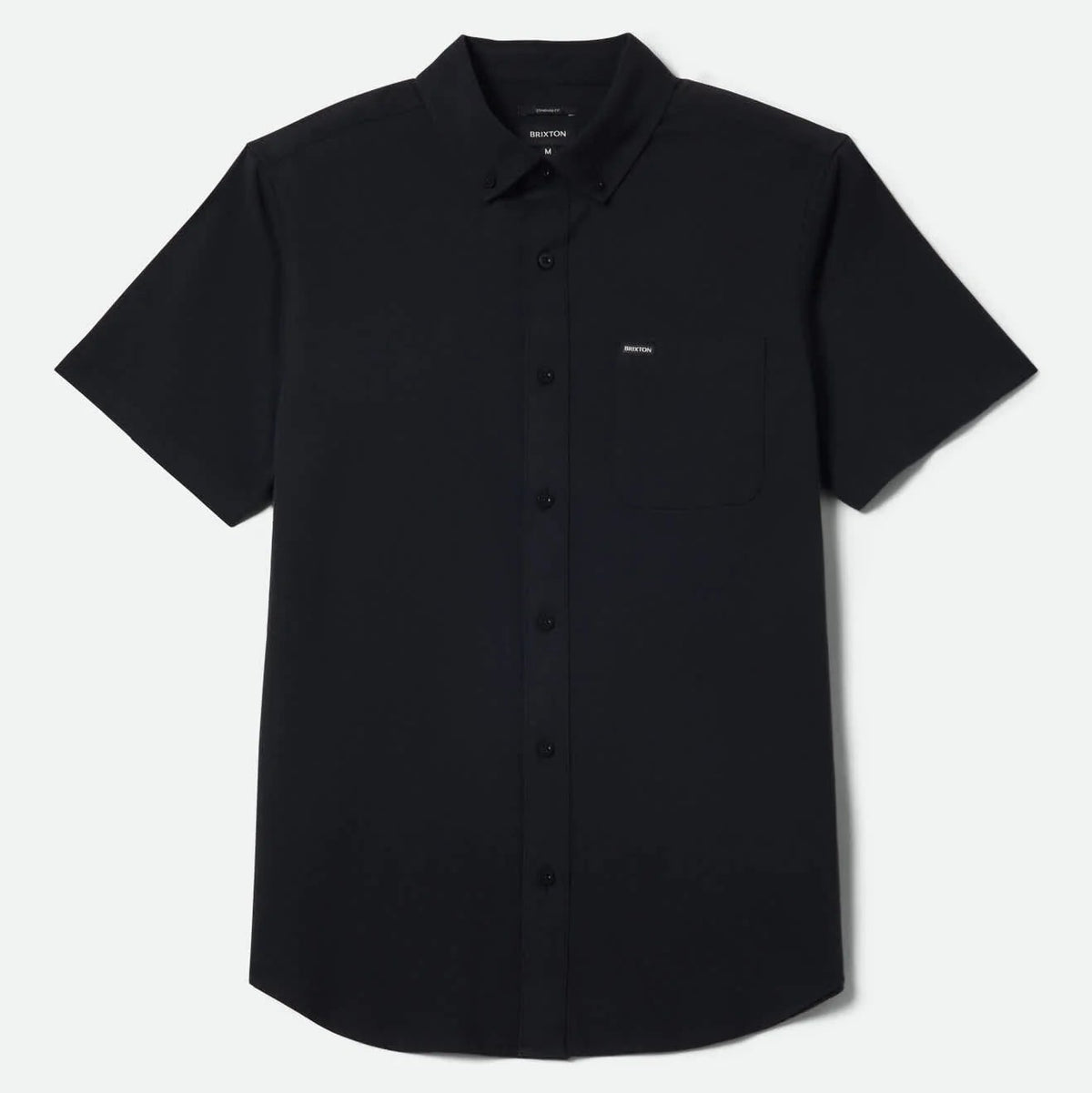 Brixton Sanford Oxford Black S/s Woven Shirt
