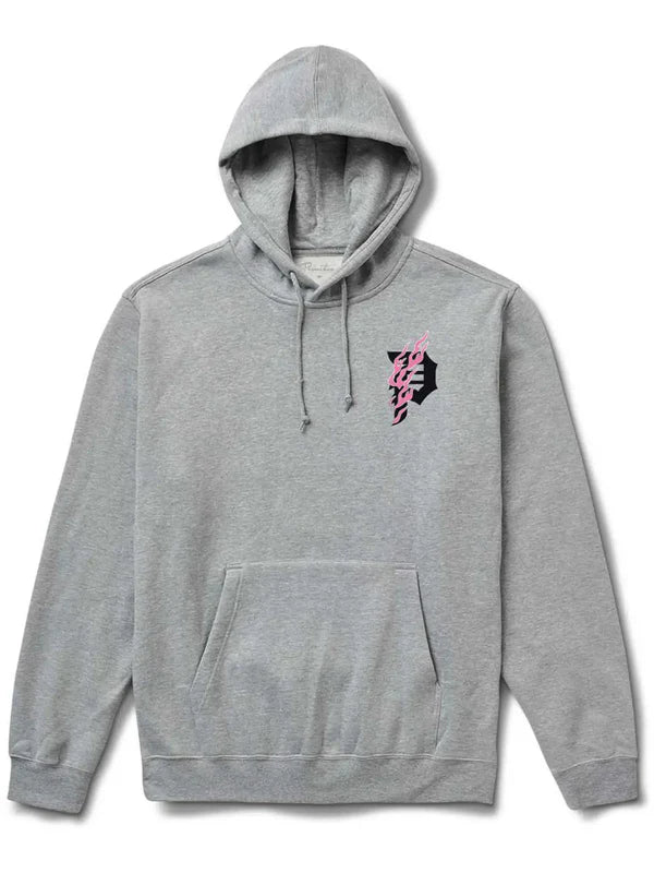 Primitive Honor Heather Grey Hooded Sweatshirt