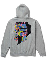 Primitive Honor Heather Grey Heavyweight Hooded Sweatshirt