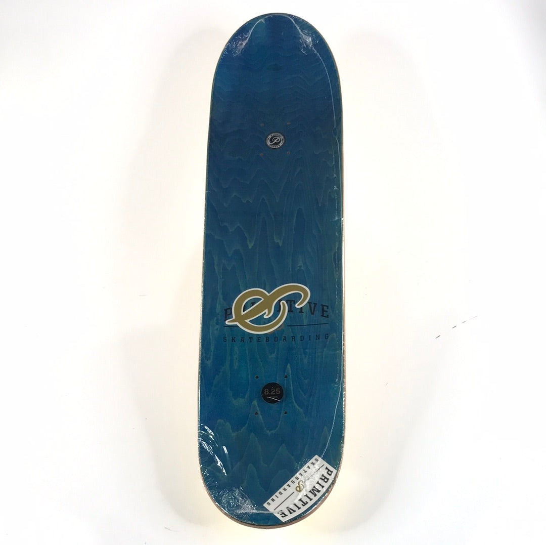 Primitive Paul Rodriguez Gold Eagle Embossed 8.25" Vintage NOS Deck