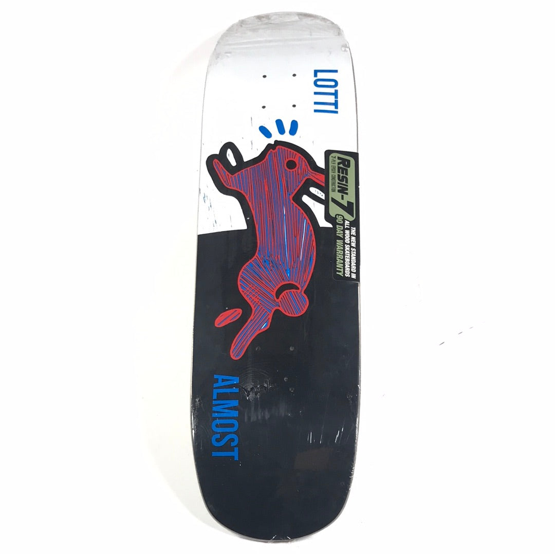 Almost Brian Lotti Rabbit Guest Model 2014 White/Black 8.375'' Skateboard Deck