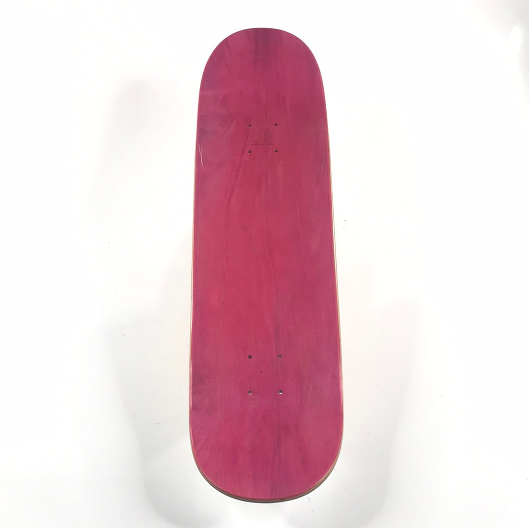 Alien Workshop Omar Salazar Poison Caution White 8.125" Skateboard Deck