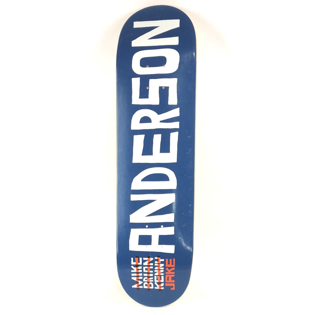 Skate Mental Jake Anderson Elimination Blue/White 8.25'' Skateboard Deck
