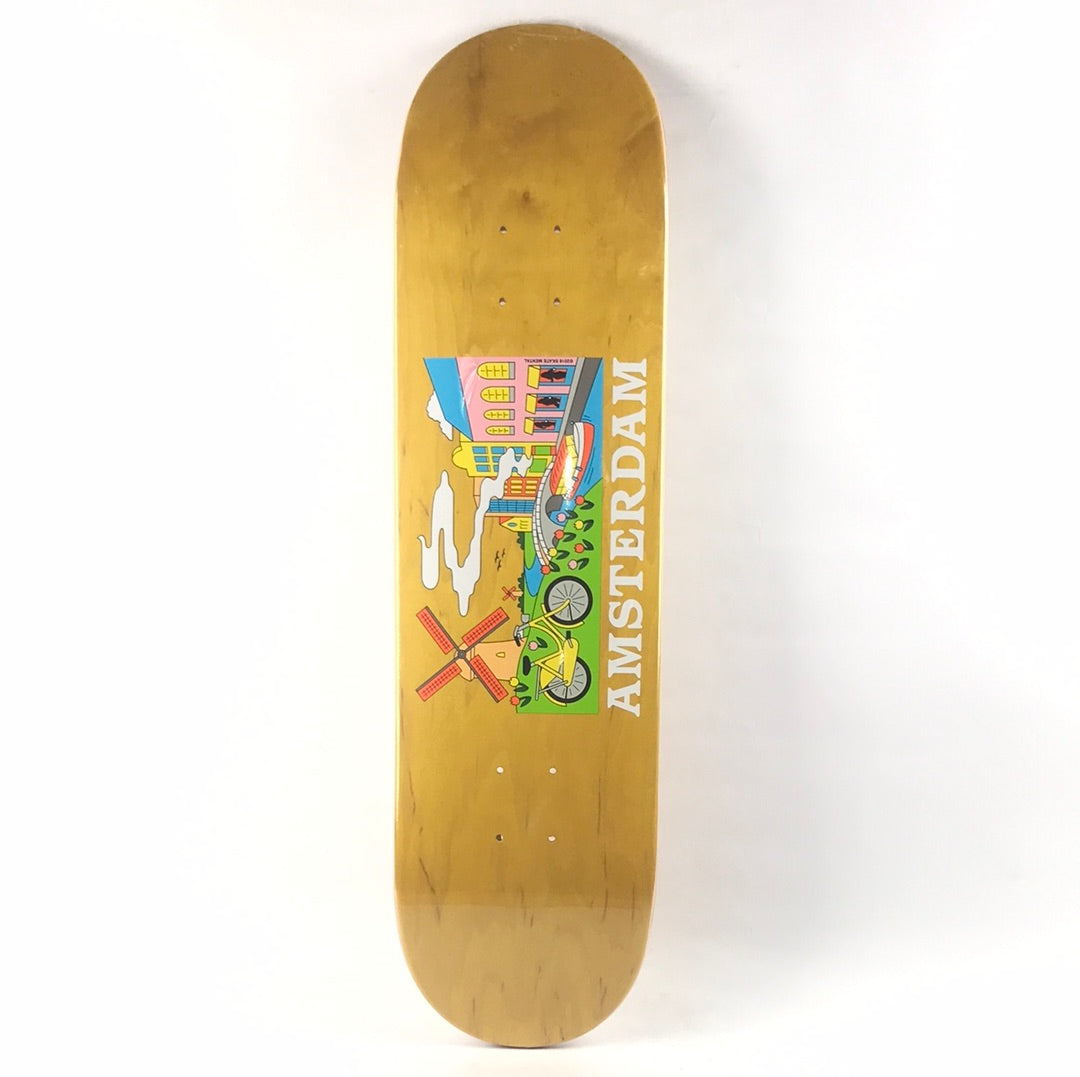 Skate Mental Team Amsterdam Yellow 8.25'' Skateboard Deck