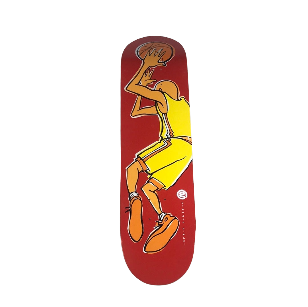 Girl Brandon Biebel B-Ball Red 8.0" Skateboard Deck