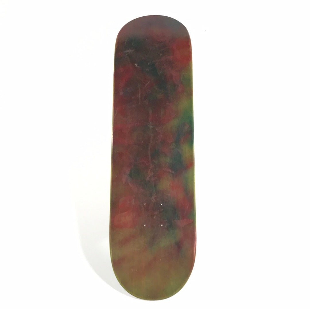 Girl Brand Skateboards - striped Kevlar top - Hand Painted - Skateboard Deck