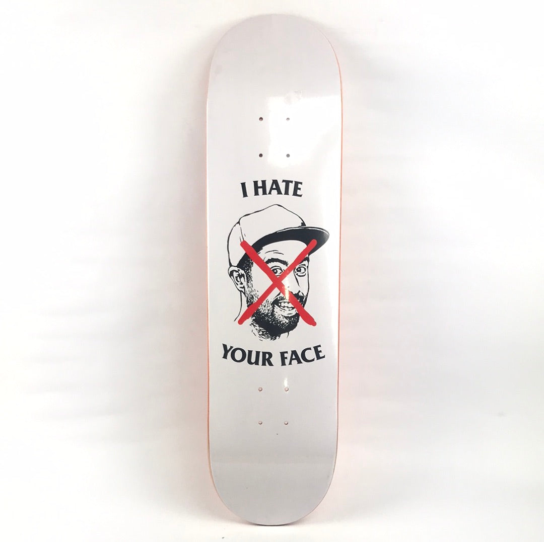 Skate Mental Eric koston Hate Face White 8.0'' Skateboard Deck