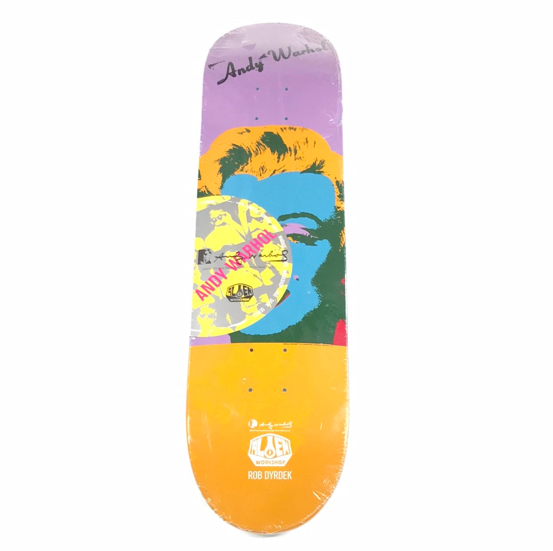 Alien Workshop Rob Dyrdek Andy Warhol Multicolor 7.75" Skateboard Deck